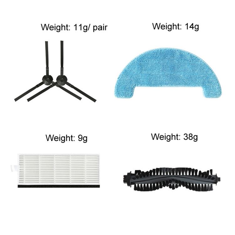 For ILIFE A4S / A40 / ECOVACS CEN550 Sweeping Robot Vacuum Cleaner Accessories Primary Filter (With Sponge)