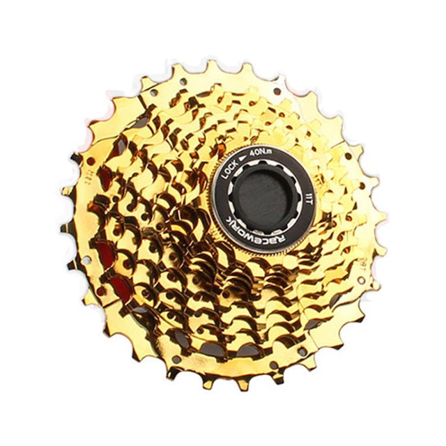 RACEWORK C0991A 11-speed Road Bicycle Cassette Flywheel, Color: Gold 11-32T