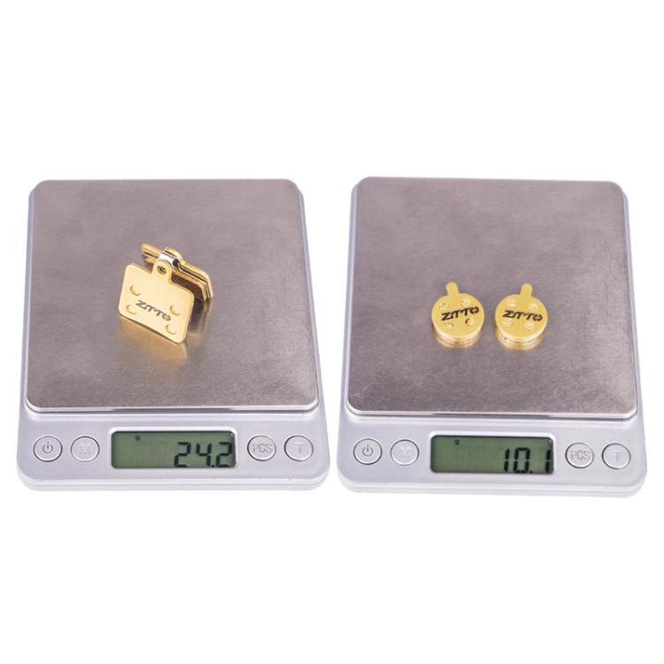 2pairs ZTTO Mountain Bike Full Metal Copper Base Lining Oil Disc Block Brake Pad, Model: MJ-03F