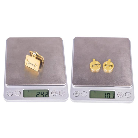 2pairs ZTTO Mountain Bike Full Metal Copper Base Lining Oil Disc Block Brake Pad, Model: MJ-02F