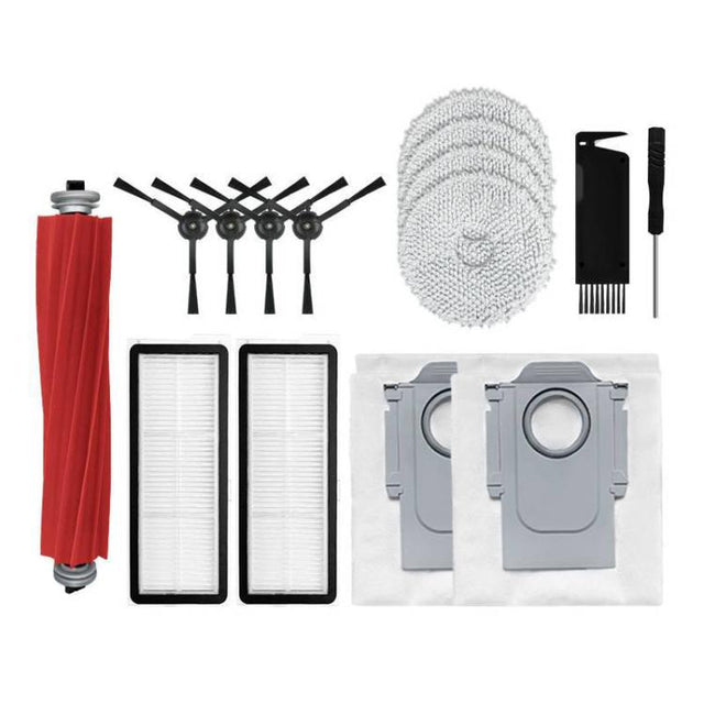 15 In 1 For Roborock P10 Pro Sweeping Robot Vacuum Cleaner Accessories Main Side Brush Hepa Filter Trash Dust Bag Mop Cloth