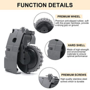 For IRobot Roomba 5/6/7/8/9 Series Walking Wheels Vacuum Cleaner Accessories Right Wheel-Black