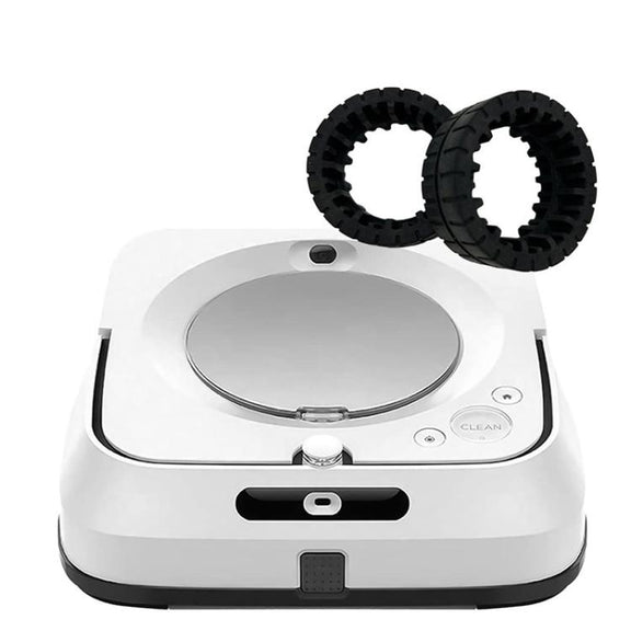 For IRobot Braava Jet M6 Sweeper Vacuum Cleaner Accessories, Style: 1pair Tires