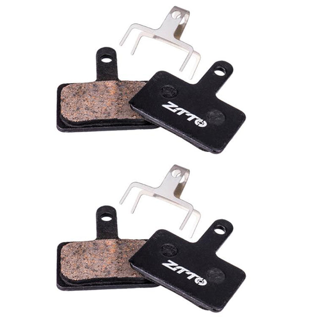 2pairs ZTTO Bicycle Disc Braking Pads Mountain Bike Semi-Metallic Resin Brake Pads, Model: MS-01B