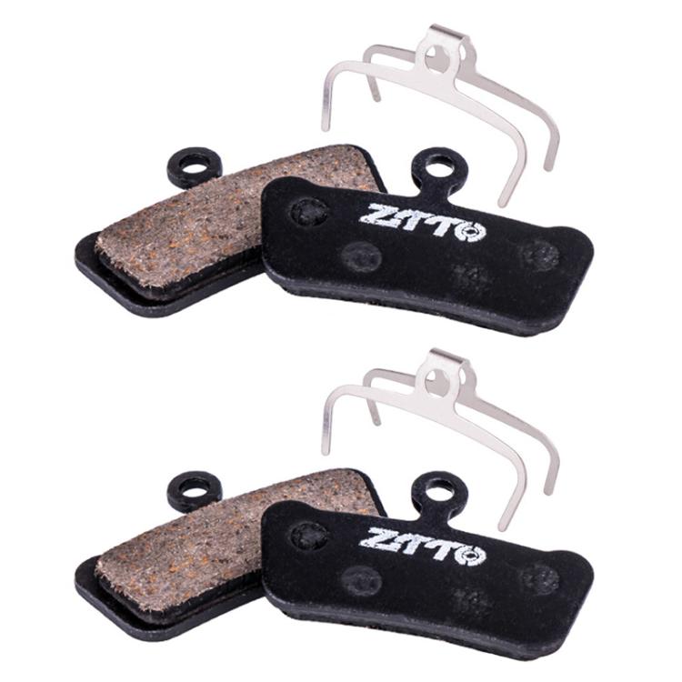 2pairs ZTTO Bicycle Disc Braking Pads Mountain Bike Semi-Metallic Resin Brake Pads, Model: MS-02F