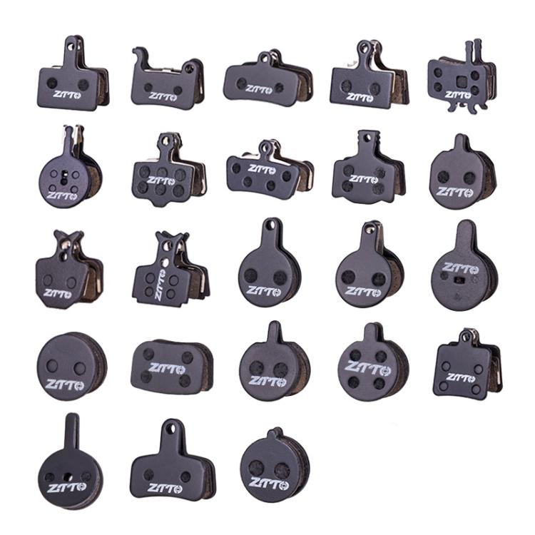 2pairs ZTTO Bicycle Disc Braking Pads Mountain Bike Semi-Metallic Resin Brake Pads, Model: MS-01F
