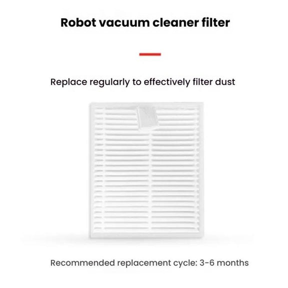 3pcs Filters For Xiaomi C103 / E10 / B112 / 3C Sweeping and Mopping Robot Accessories