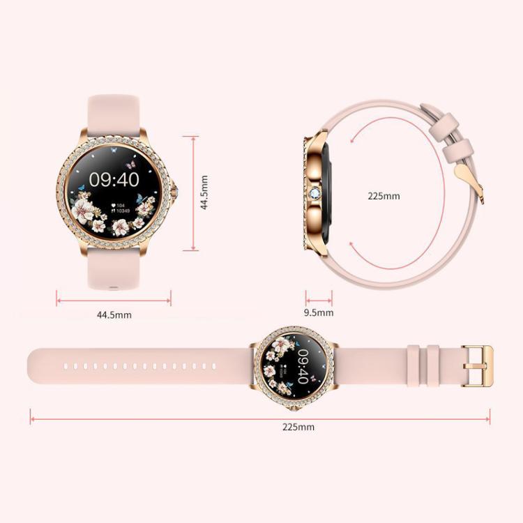 Bluetooth Calling AI Voice Assistant Life Water-resistant Sports Smartwatch, Color: Silver Gray Silicone Strap