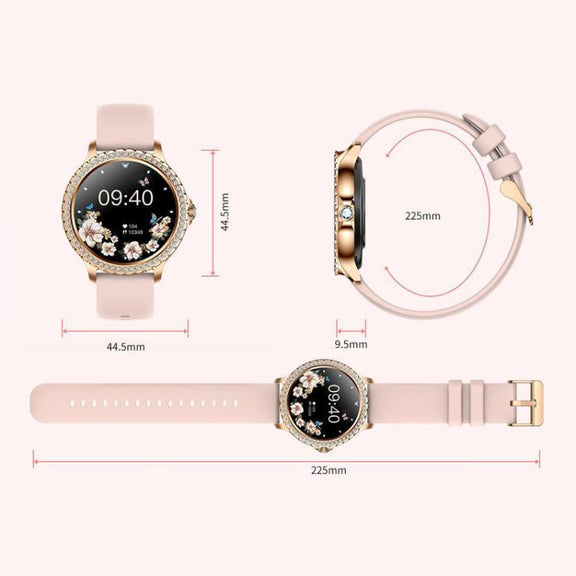 Bluetooth Calling AI Voice Assistant Life Water-resistant Sports Smartwatch, Color: Black Mesh Strap+Silicone Strap