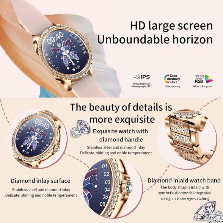 Bluetooth Calling AI Voice Assistant Life Water-resistant Sports Smartwatch, Color: Silver Gray Silicone Strap