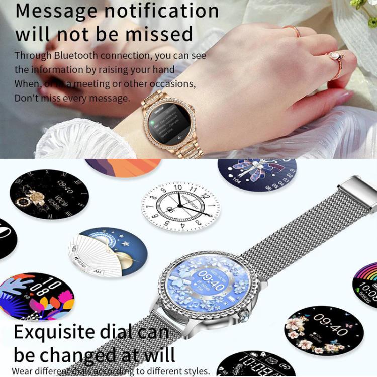 Bluetooth Calling AI Voice Assistant Life Water-resistant Sports Smartwatch, Color: Silver Gray Silicone Strap