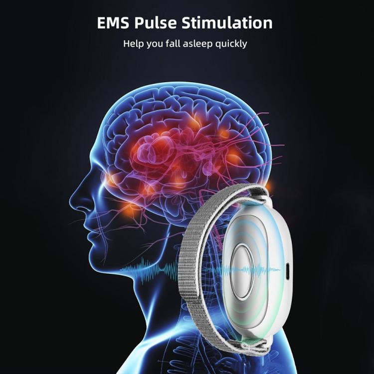HY61 EMS Pulse Smart Handheld Sleep Meter Sleep Aid Instrument(White)