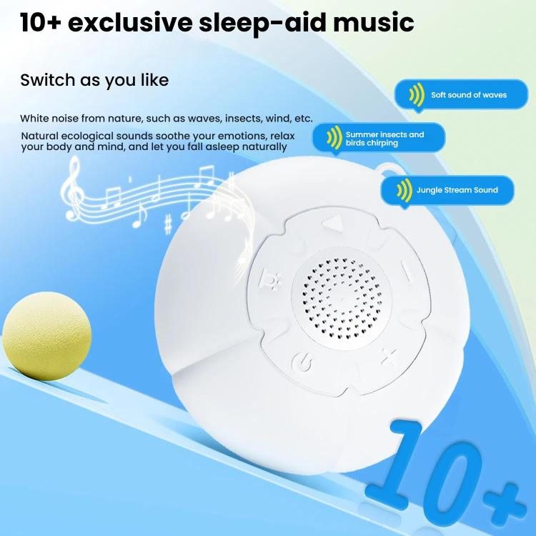 HE-B003 Portable Soothing Baby White Noise Night Light Sleep Instrument(English Packaging)