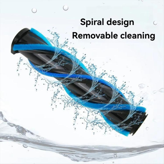 For INSE Vacuum Cleaner Head Brush Soft Roller Suction Head Accessories(Black)