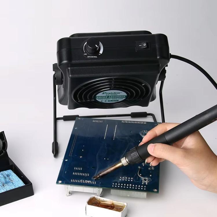 ProsKit SS-595H  Soldering Fume Extractor With Blowing/Suction, Adjustable Wall/Desk Mount