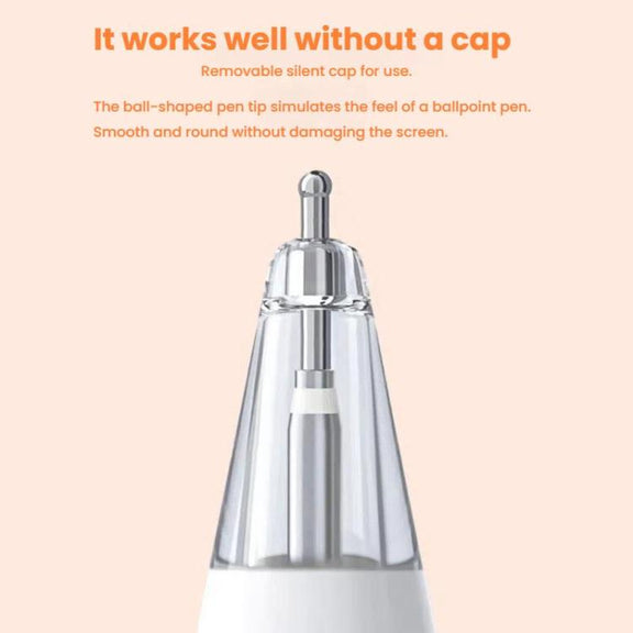 For Xiaomi Smart Pen 2nd Gen Replacement Tip Damped Needle-tip Pen Nib With 1 Circle Pen Tip Cap White