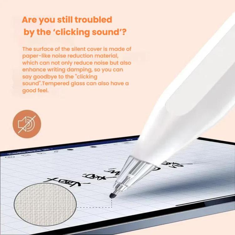For Xiaomi Smart Pen 2nd Gen Replacement Tip Damped Needle-tip Pen Nib With 1 Circle Pen Tip Cap Transparent