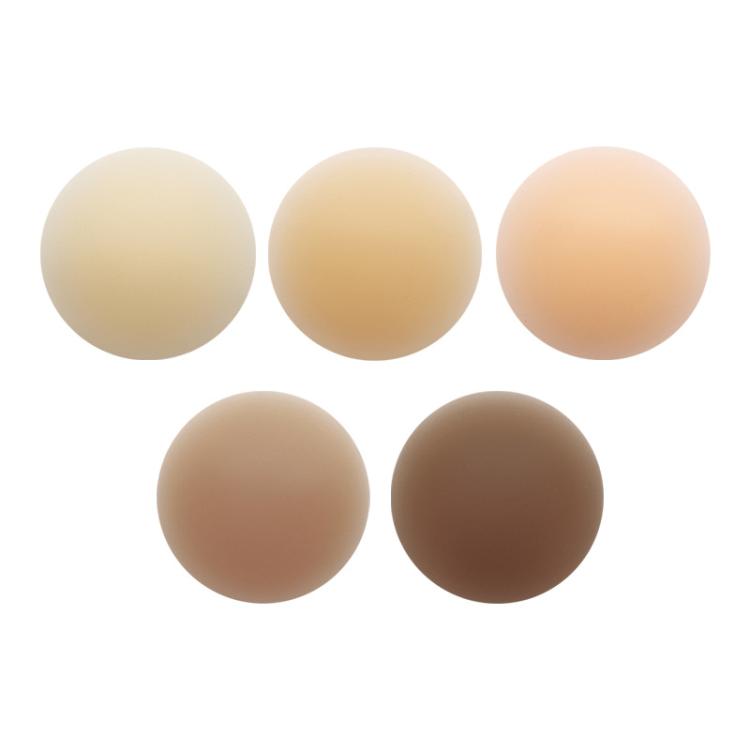 Ultra-thin Invisible Anti-bump Silicone Breast Stickers, Size: 8cm(Wheat skin)