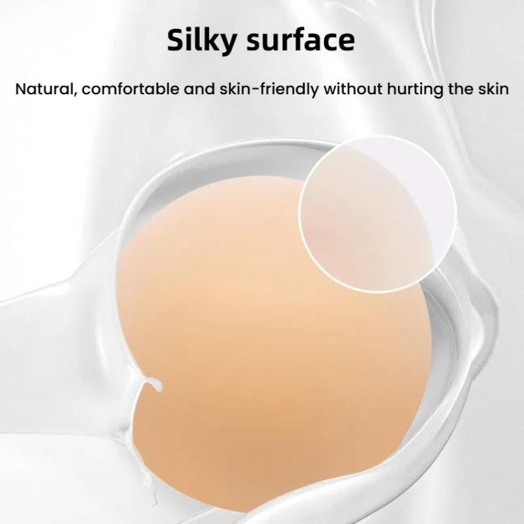 Ultra-thin Invisible Anti-bump Silicone Breast Stickers, Size: 8cm(Rusty skin)