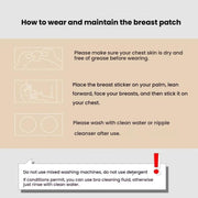 Ultra-thin Invisible Anti-bump Silicone Breast Stickers, Size: 8cm(Fair skin)
