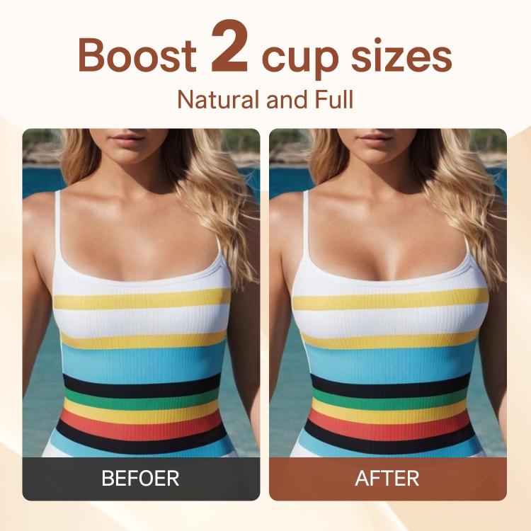 Double-Sided Silicone Thickened Inserts Gather Triangle Breast Pads, Size: XL/D(White Skin Color With Orange Box)