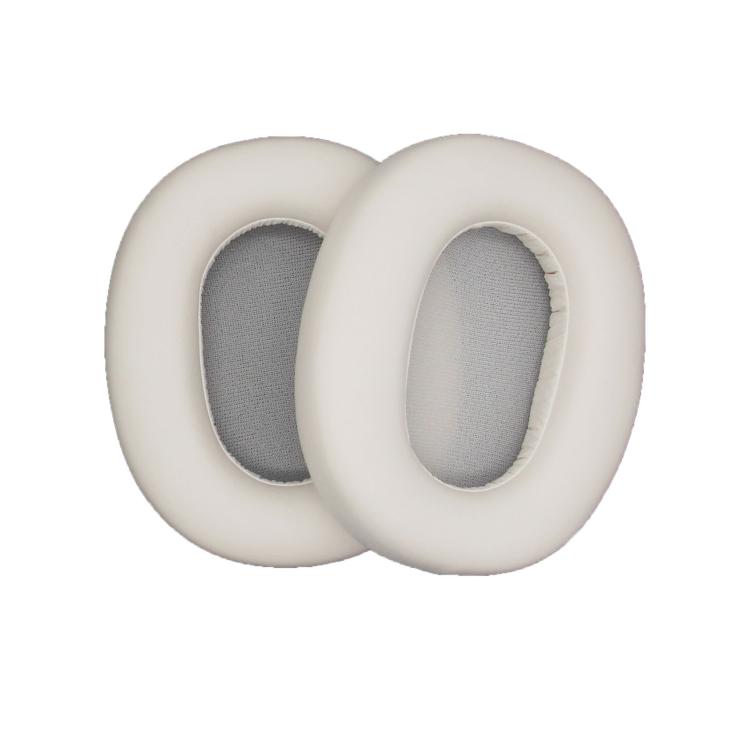 For Edifier W830NB 1pair Bluetooth Headset Leather Sponge Cover Earmuffs(White)