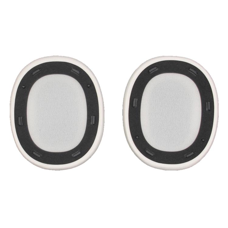 For Edifier W830NB 1pair Bluetooth Headset Leather Sponge Cover Earmuffs(White)