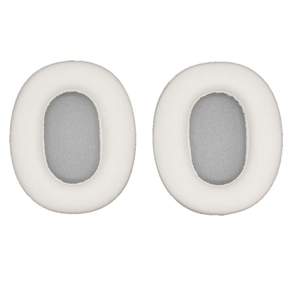For Edifier W830NB 1pair Bluetooth Headset Leather Sponge Cover Earmuffs(White)