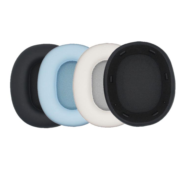 For Edifier W830NB 1pair Bluetooth Headset Leather Sponge Cover Earmuffs(White)