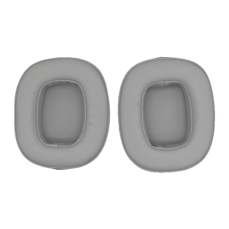 1pair Headphones Sponge Earmuffs Headset Cover For Edifier HECATE G5 / G50 / G35(Gray Leather)