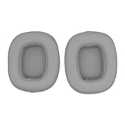 1pair Headphones Sponge Earmuffs Headset Cover For Edifier HECATE G5 / G50 / G35(Gray Leather)