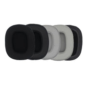 1pair Headphones Sponge Earmuffs Headset Cover For Edifier HECATE G5 / G50 / G35(Gray Leather)