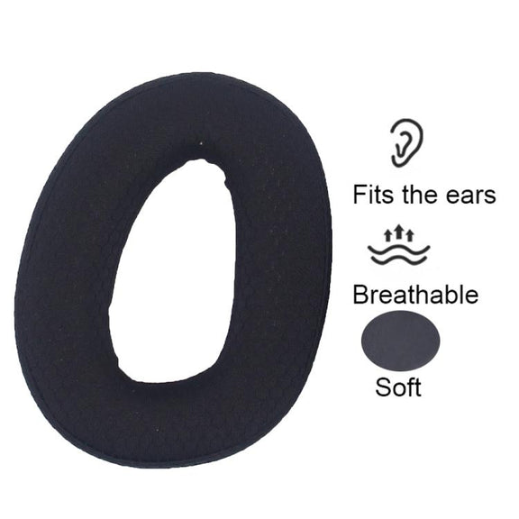 For EPOS H3 / H3 Pro 1pair Headphones Ear Covers Earmuffs, Color: Black Gel