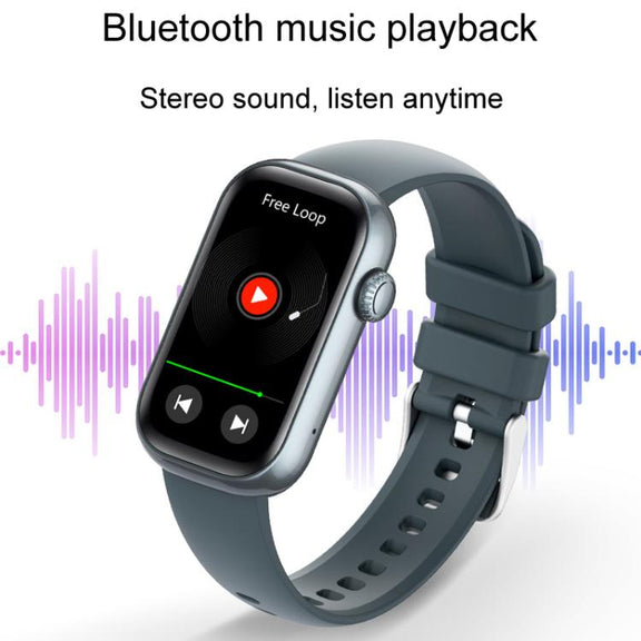 QS50 1.47inch TFT Screen Smart Wristband Support Bluetooth Calling / Oxygen Detection / Sleep Detection / Heart Rate Detection(Gray Green)