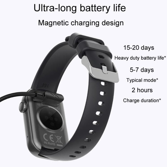 QS50 1.47inch TFT Screen Smart Wristband Support Bluetooth Calling / Oxygen Detection / Sleep Detection / Heart Rate Detection(Pink)