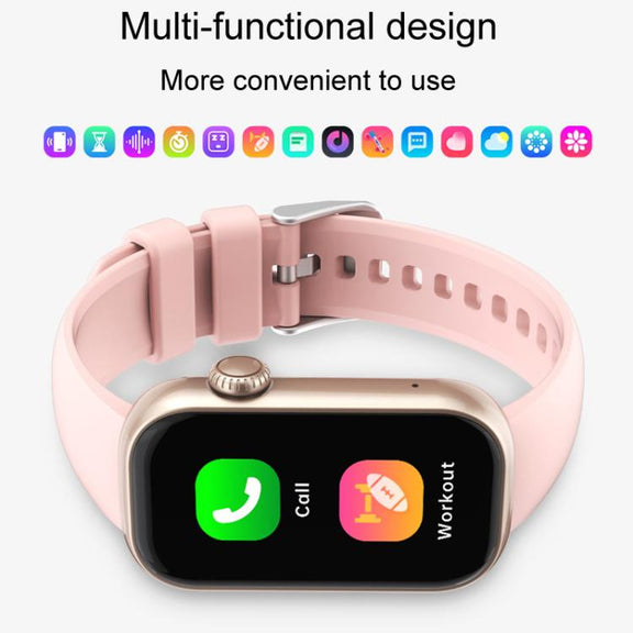 QS50 1.47inch TFT Screen Smart Wristband Support Bluetooth Calling / Oxygen Detection / Sleep Detection / Heart Rate Detection(Pink)