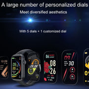 QS50 1.47inch TFT Screen Smart Wristband Support Bluetooth Calling / Oxygen Detection / Sleep Detection / Heart Rate Detection(Gray Green)
