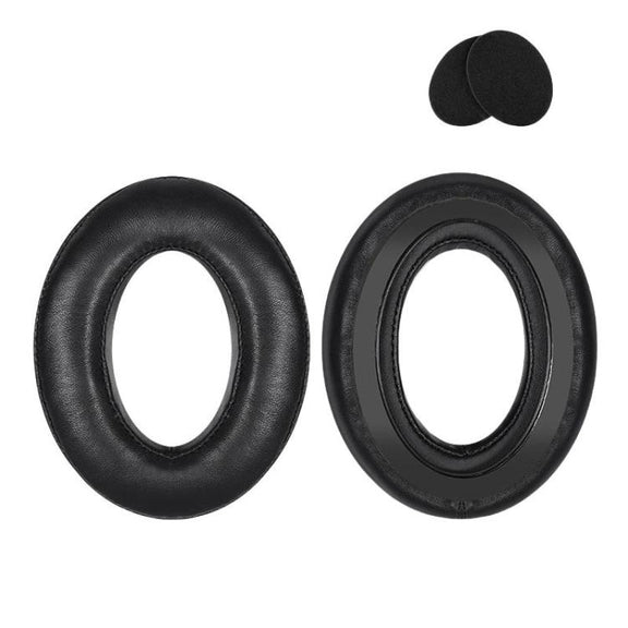 2pcs For Sennheiser HD545 / HD565 / HD580 / HD600 / HD650 Earphone Cover Sponge Earmuffs With Tuning Foam, Material: Lambskin-Patchwork