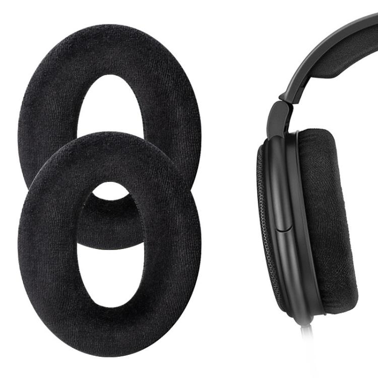 2pcs For Sennheiser HD545 / HD565 / HD580 / HD600 / HD650 Earphone Cover Sponge Earmuffs With Tuning Foam, Material: Lambskin-Patchwork