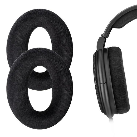 2pcs For Sennheiser HD545 / HD565 / HD580 / HD600 / HD650 Earphone Cover Sponge Earmuffs With Tuning Foam, Material: Lambskin-Patchwork