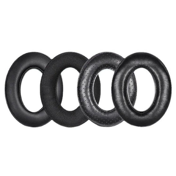 2pcs For Sennheiser HD545 / HD565 / HD580 / HD600 / HD650 Earphone Cover Sponge Earmuffs With Tuning Foam, Material: Protein Leather-Patchwork