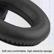 2pcs For Sennheiser HD545 / HD565 / HD580 / HD600 / HD650 Earphone Cover Sponge Earmuffs With Tuning Foam, Material: Protein Leather-Patchwork