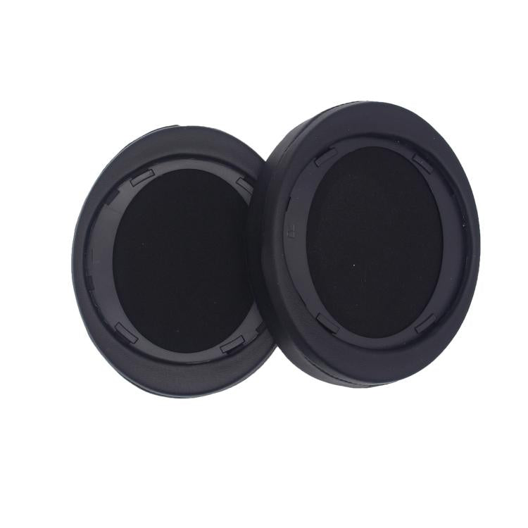 For Philips SHP9500 1pair Headphones Sponge Cover Earmuffs, Color: Black Leather