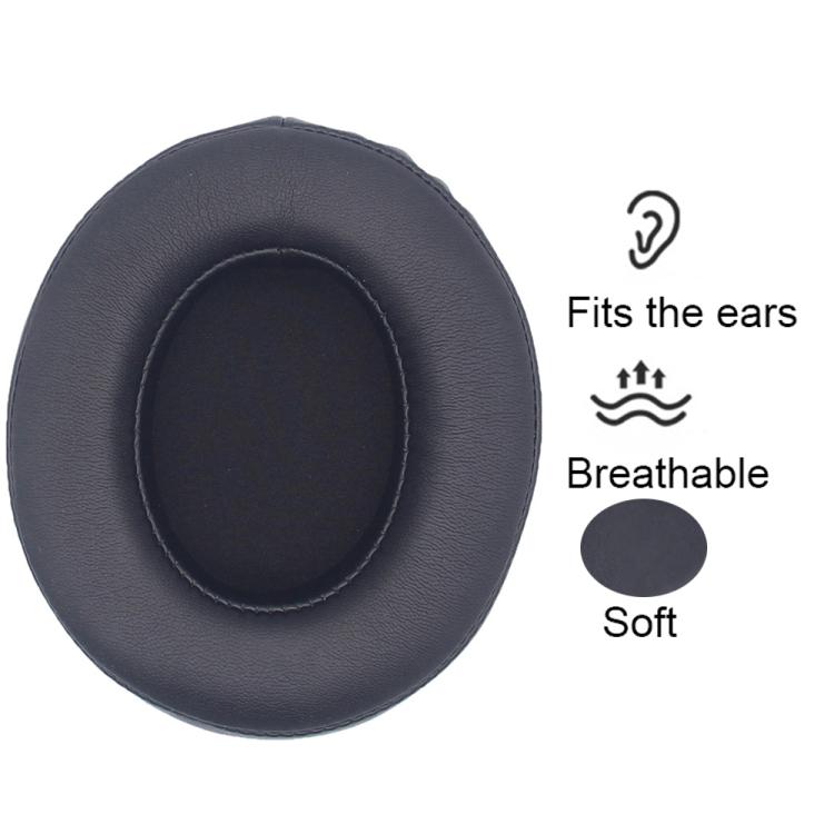 For Philips SHP9500 1pair Headphones Sponge Cover Earmuffs, Color: Black Ice Gel