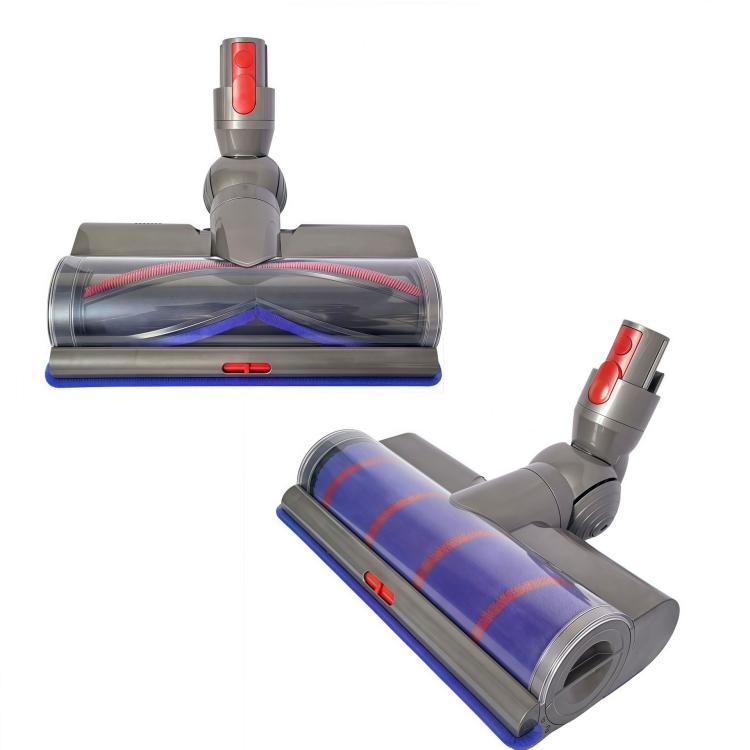 Adjustable Suction Floor Brush for Dyson V7 / V8 / V10 / V11 / V15 / G5 Vacuum Cleaners, Spec: Soft Roller