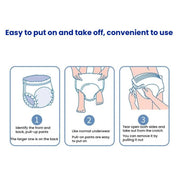 Hexibao Underwear Style Adult Diapers, Size: Thickened L 11pcs