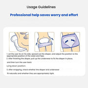 KangYi Doctor 30pcs /Pack 70x37cm Gourd-shaped Diapers for Elderly Adults