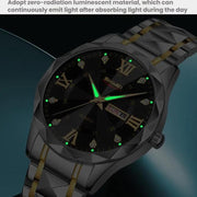 SKMEI Business Casual Watches Diamond Case Luminous Water-resistant Quartz Watch, Style: Women Silver Case Blue Dial