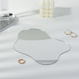 22x17cm Irregular Shape Acrylic Mirror Reflective Tray Display Jewelry Photo Props Photography Background Decoration - free shipping - PMc TechLife - Order now!