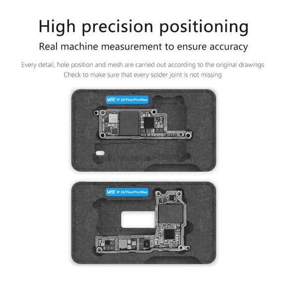 For iPhone 11-16 Series MaAnt M072 19 In 1 Cell Phone Repair Middle Layer Soldering Station With Mid-Level Soldering Mesh